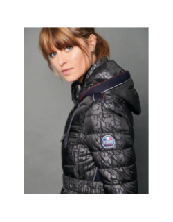 Manteau kelly noir femme - Delahaye