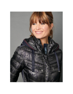 Manteau kelly noir femme - Delahaye