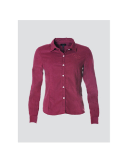 Chemisier charlize cardinal bordeaux femme - Delahaye