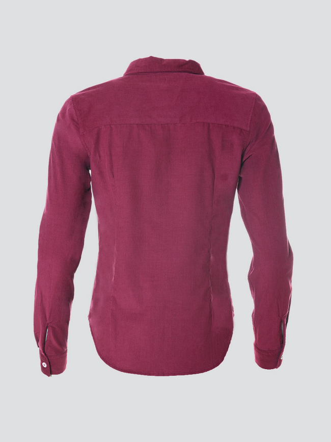 Chemisier charlize cardinal bordeaux femme - Delahaye