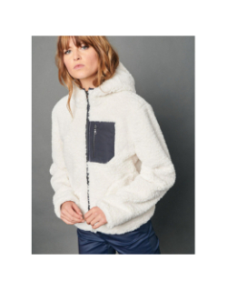 Blouson réversible sylla blanc femme - Delahaye