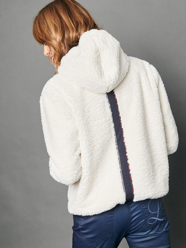 Blouson réversible sylla blanc femme - Delahaye