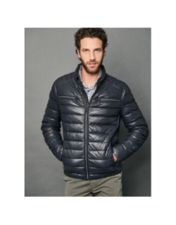 Doudoune dorian pétrole gris anthracite homme - Delahaye