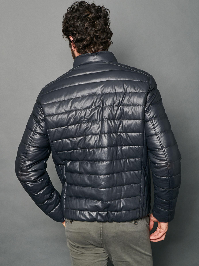 Doudoune dorian pétrole gris anthracite homme - Delahaye