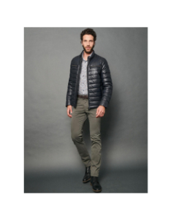 Doudoune dorian pétrole gris anthracite homme - Delahaye