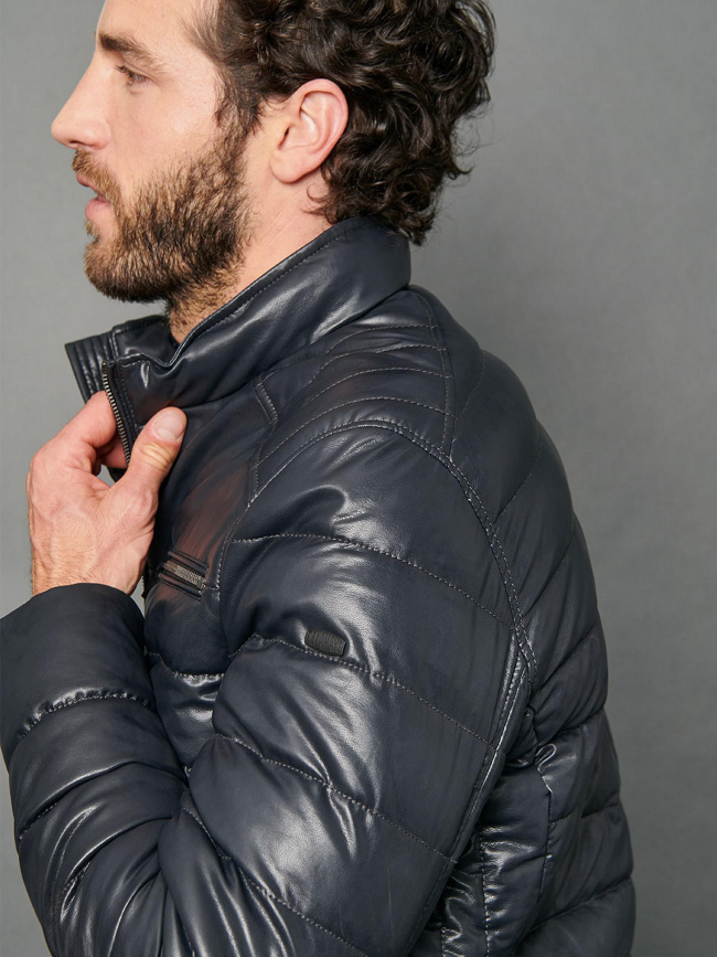 Doudoune dorian pétrole gris anthracite homme - Delahaye