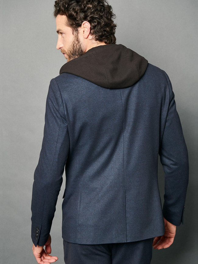 Veste blazer vadim charcoal bleu marine homme - Delahaye