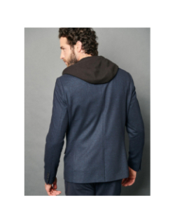 Veste blazer vadim charcoal bleu marine homme - Delahaye