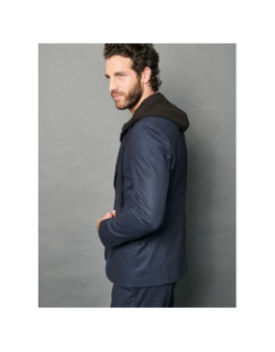 Veste blazer vadim charcoal bleu marine homme - Delahaye