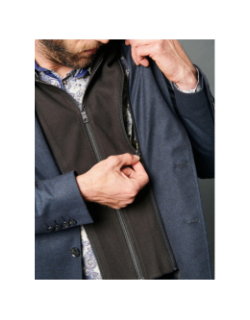 Veste blazer vadim charcoal bleu marine homme - Delahaye