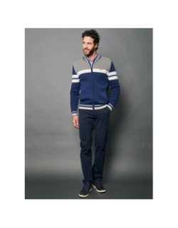 Gilet gaël bleu homme - Delahaye