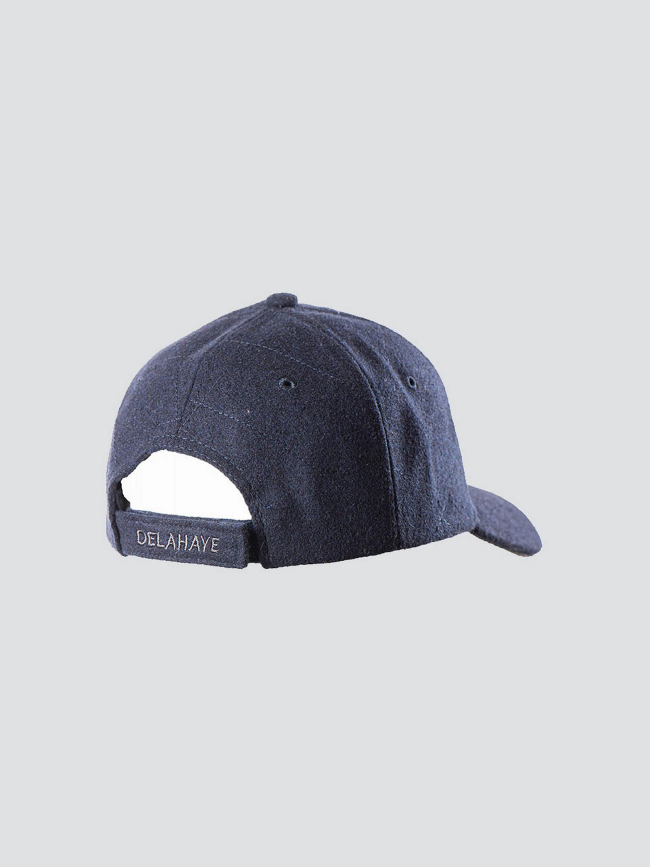 Casquette laine andy bleu marine homme - Delahaye