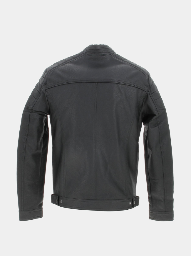 Veste simili cuir rocky noir homme - Jack & Jones