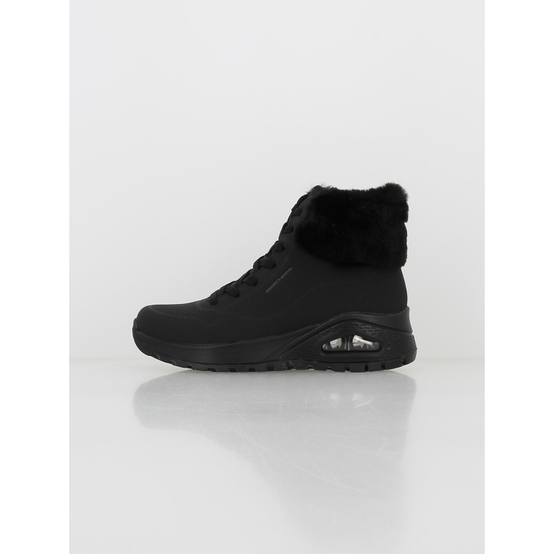 Baskets montantes uno rugged fall air noir femme - Skechers