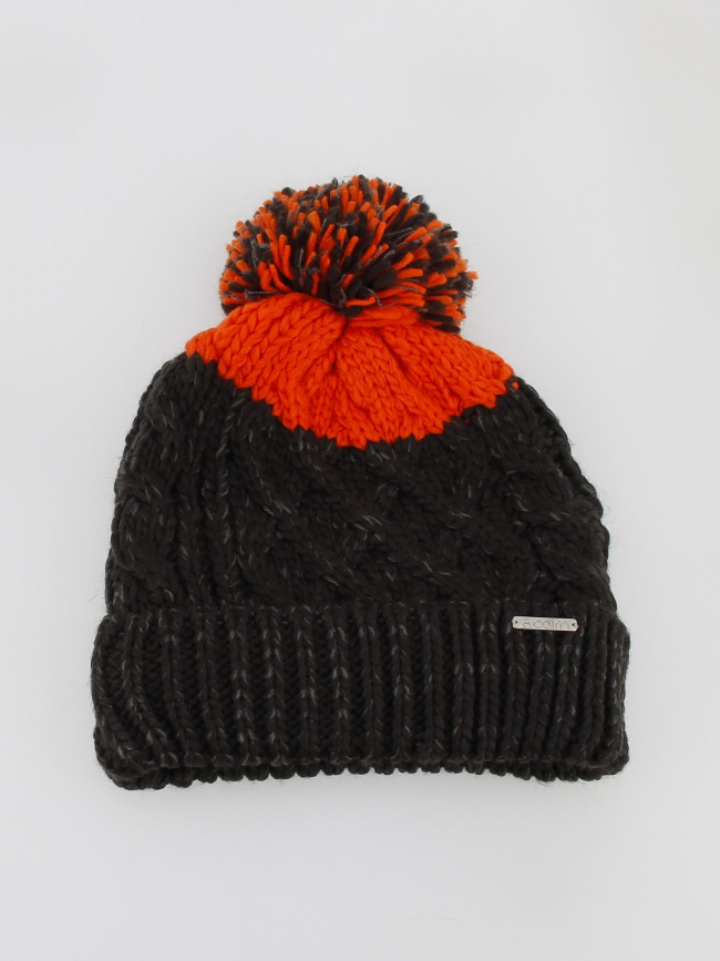 Bonnet pompon damien gris anthracite homme - Cairn