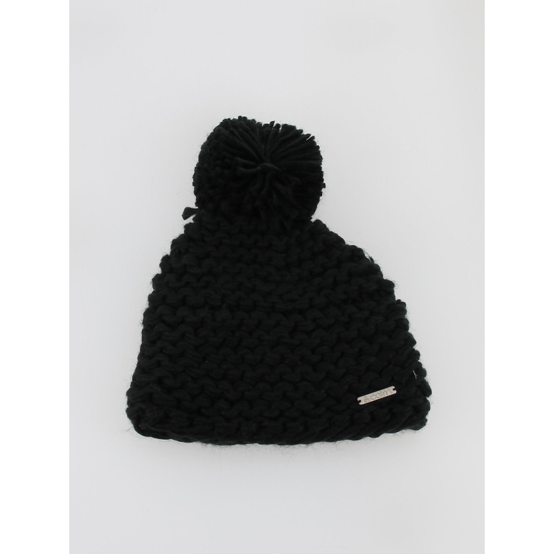 Bonnet pompon olympe noir fille - Cairn