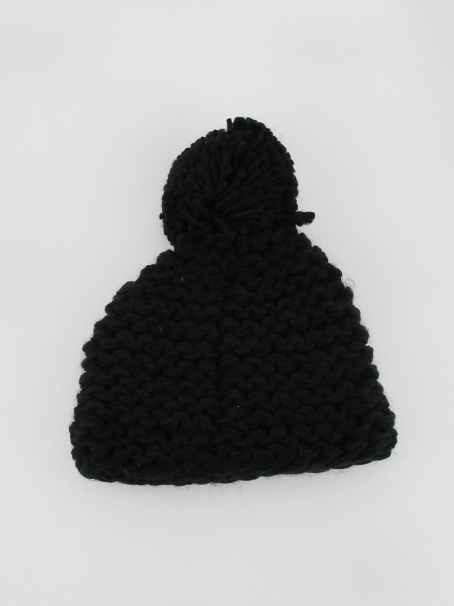 Bonnet pompon olympe noir fille - Cairn