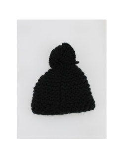 Bonnet pompon olympe noir fille - Cairn