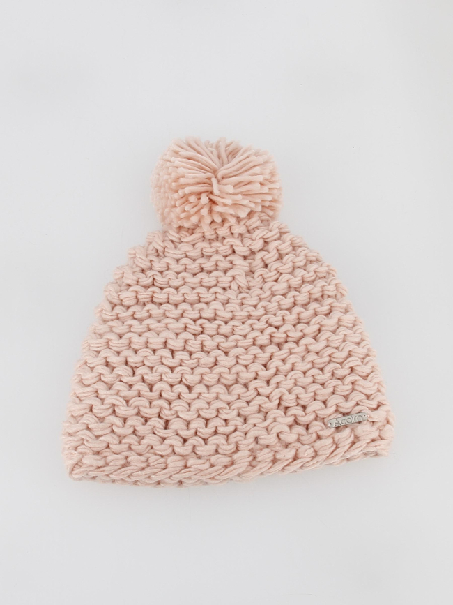 Bonnet pompon olympe rose femme - Cairn