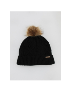 Bonnet pompon rachel noir femme - Cairn