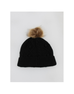 Bonnet pompon rachel noir femme - Cairn