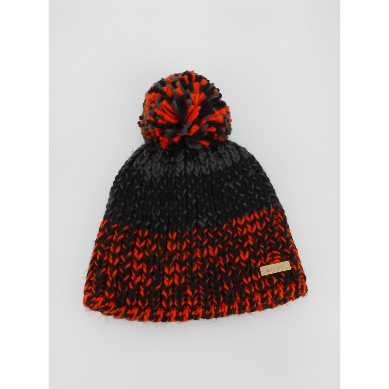 Bonnet pompon justin rouge enfant - Cairn