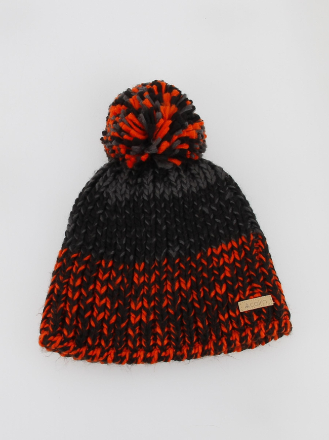 Bonnet pompon justin rouge enfant - Cairn