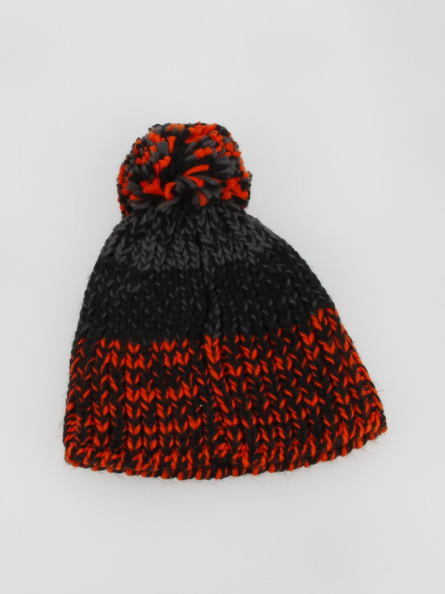 Bonnet pompon justin rouge enfant - Cairn