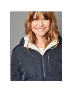 Blouson réversible sylla blanc femme - Delahaye