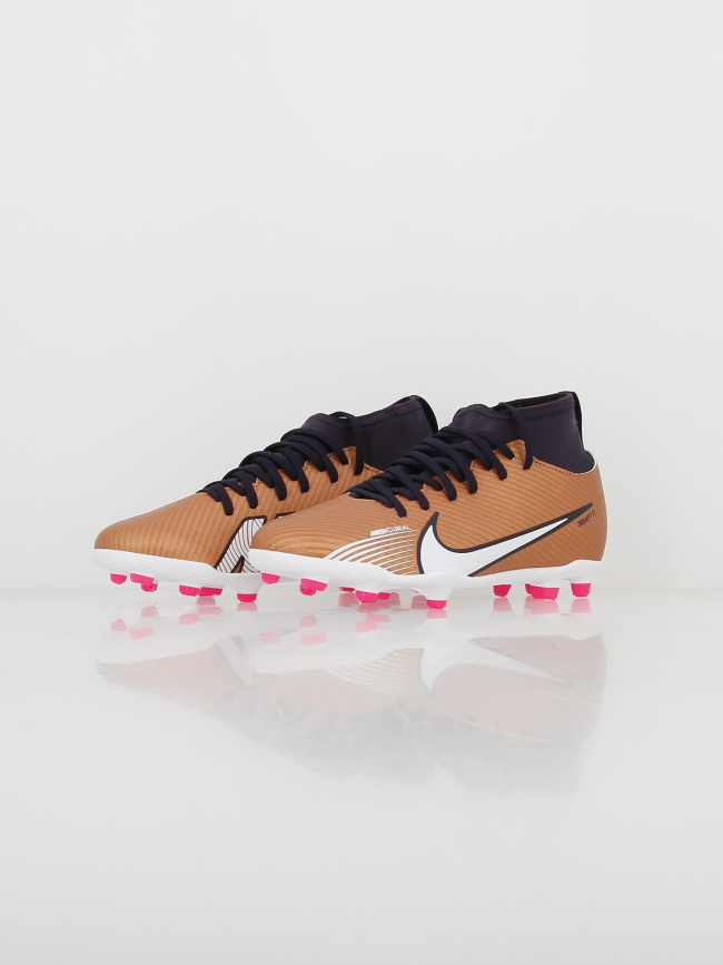 Chaussures de football superfly 9 métallisé enfant - Nike