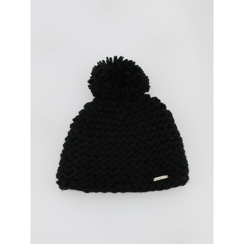 Bonnet pompon olympe noir femme - Cairn