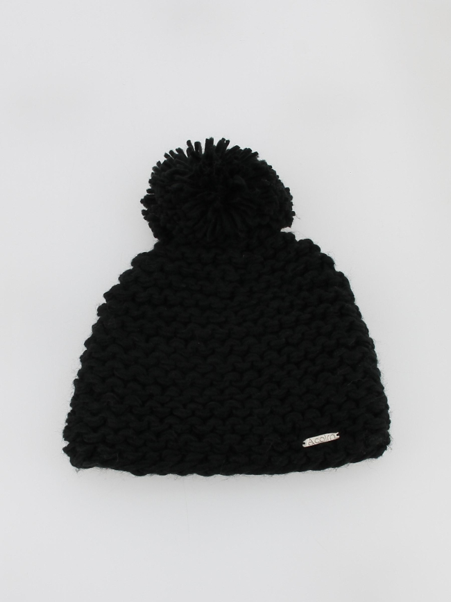 Bonnet pompon olympe noir femme - Cairn