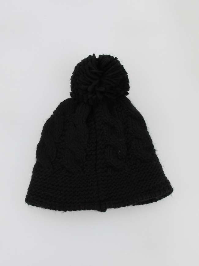 Bonnet pompon drapeau canada noir enfant - Cairn