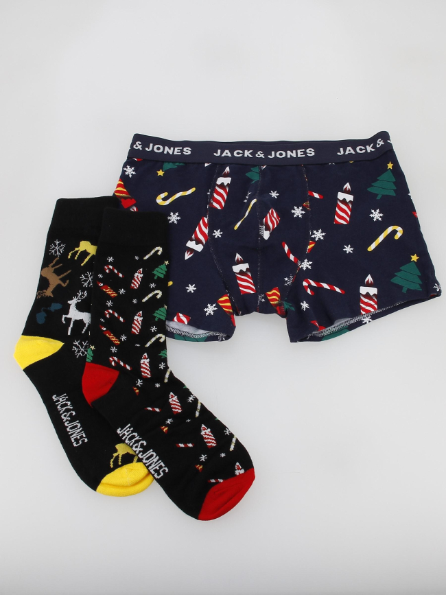 Coffret noël boxer chaussette multicolore homme - Jack & Jones