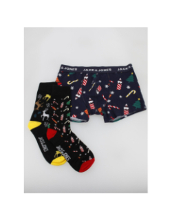 Coffret noël boxer chaussette multicolore homme - Jack & Jones