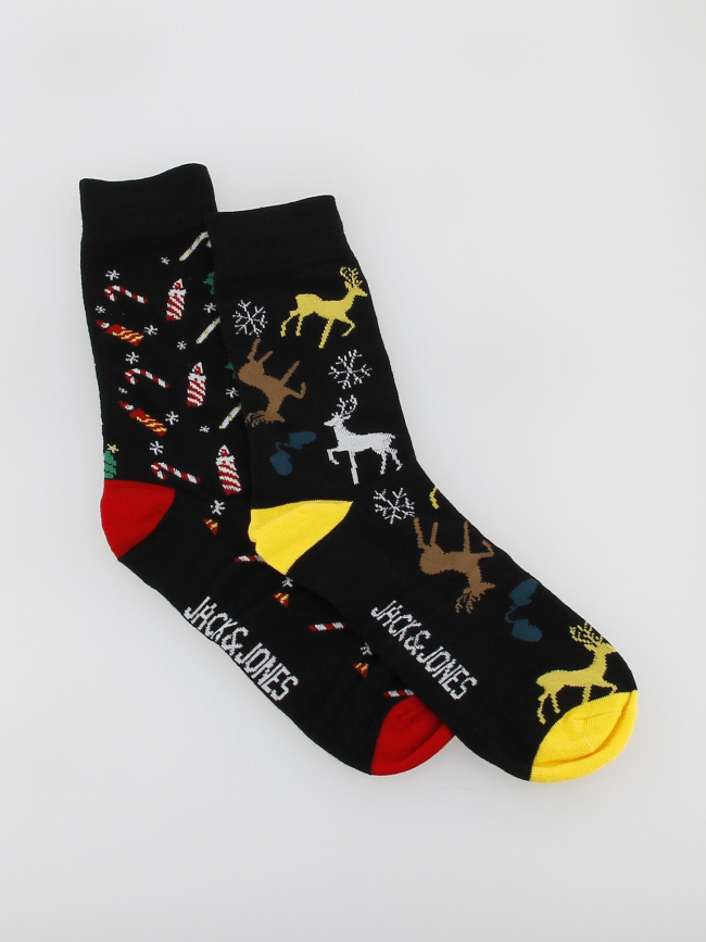 Coffret noël boxer chaussette multicolore homme - Jack & Jones Coffret noël boxer chaussette multicolore homme - Jack & Jones