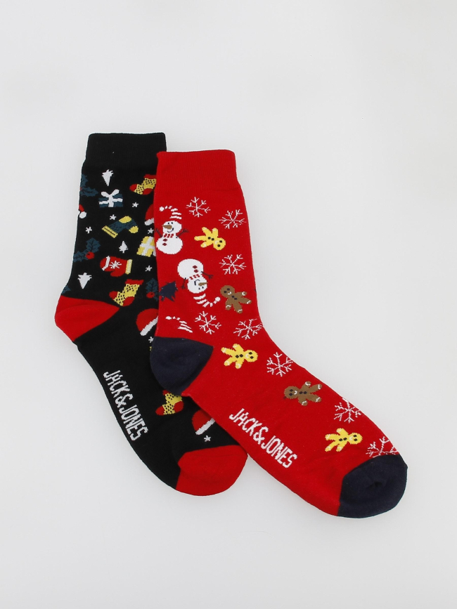 Coffret 5 paires de chaussettes noël homme - Jack & Jones