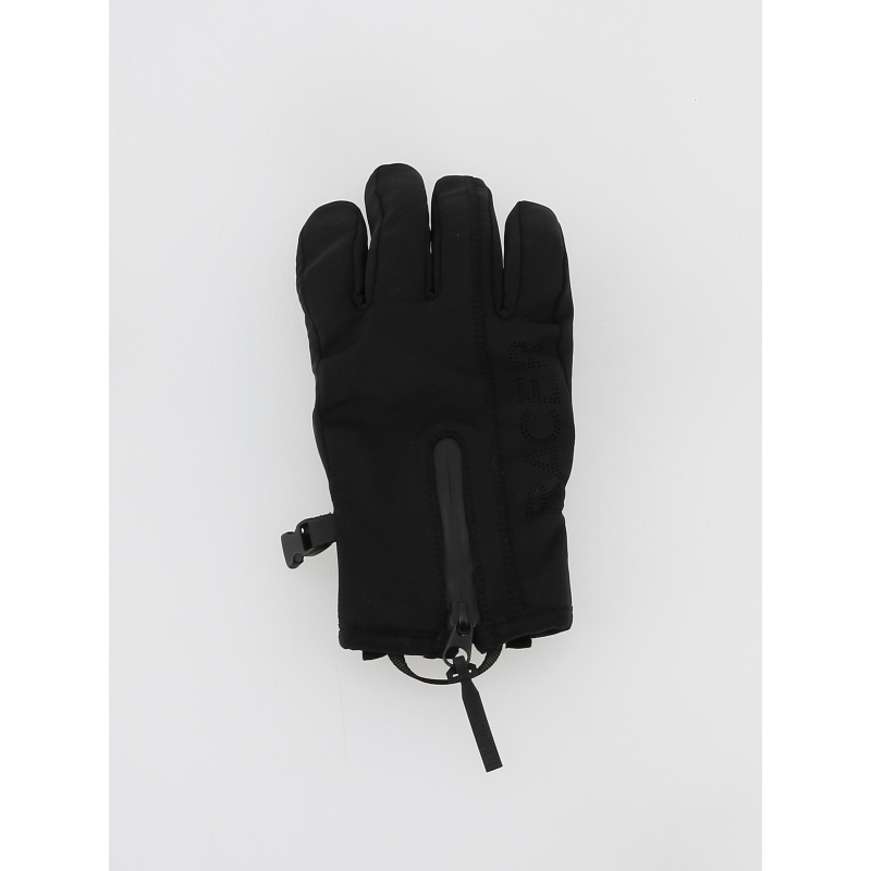 Gants de ski thermique windstopper noir - Racer