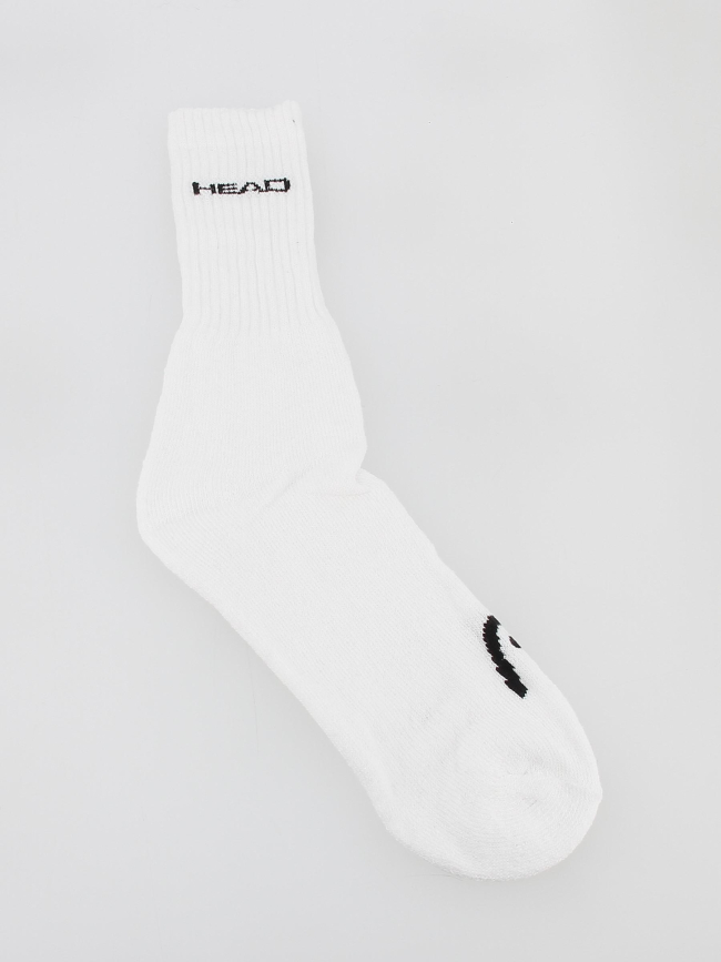 Pack 3 paires de chaussettes crew blanc - Head