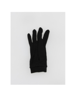 Sous-gants en soie noir femme - Cairn