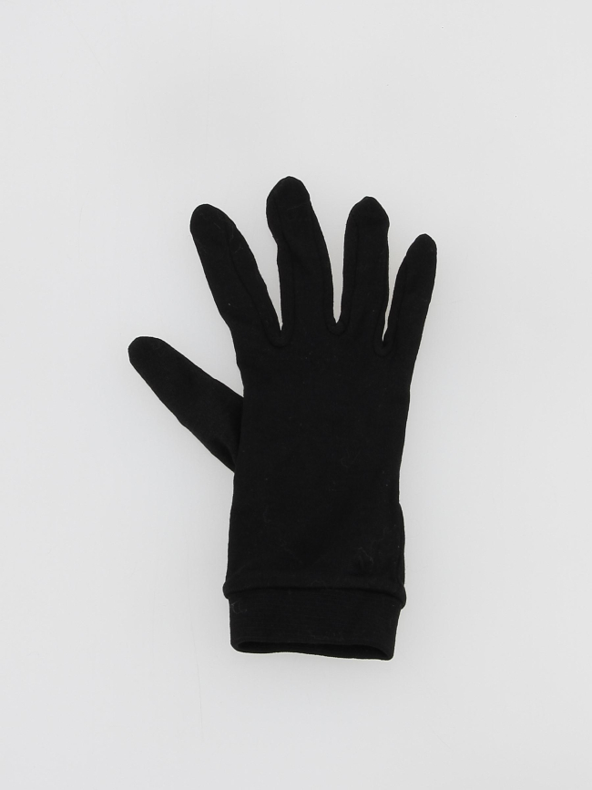 Sous-gants en soie noir homme - Cairn