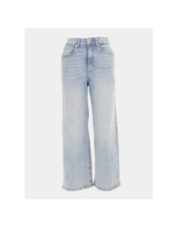 Jean large crop madison bleu femme - Only