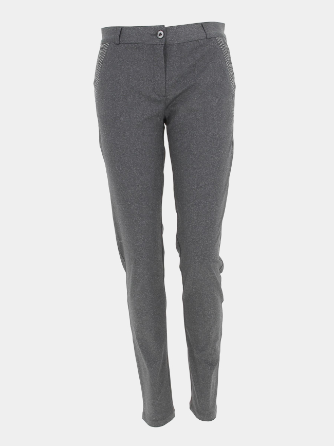 Pantalon christina basic gris femme - HBT