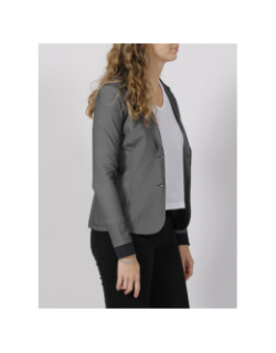 Veste blazer basic shirley denim bleu marine femme - HBT