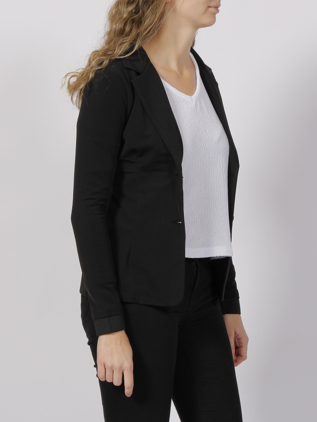 Veste blazer basic shirley noir femme - HBT