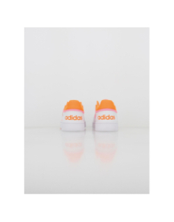 Baskets hoops 3.0 fluo blanc enfant - Adidas