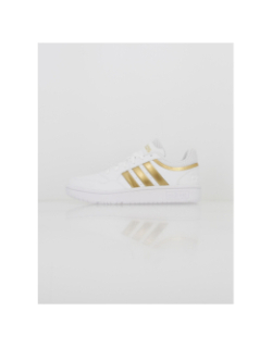 Baskets hoops 3.0 blanc/doré femme - Adidas