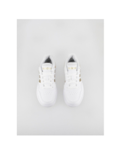 Baskets hoops 3.0 blanc/doré femme - Adidas