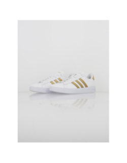 Baskets grand court 2.0 blanc/doré femme - Adidas