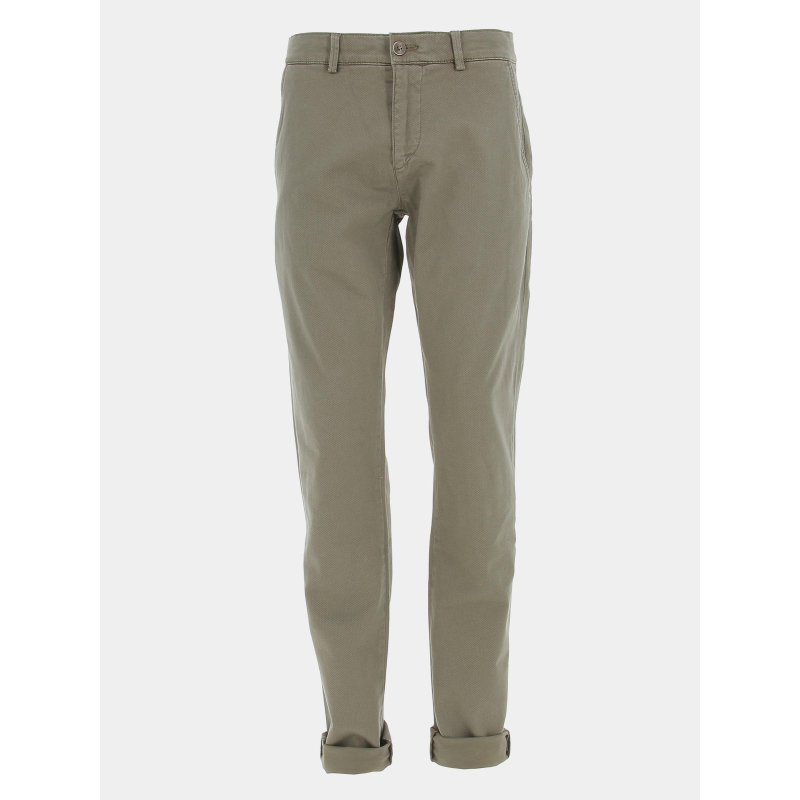 Pantalon chino vitamine imprimé kaki homme - Izac